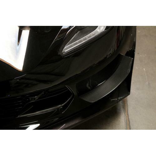 APR Performance Carbon Fiber Front Bumper Canards Set - Chevrolet Corvette C7 Stingray & Z06 (2014-2019)