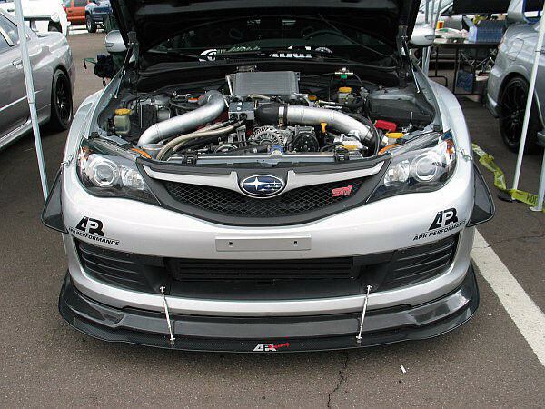 APR Performance Carbon Fiber Front Wind Splitter - Subaru STi (2008-2010)