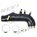 Rev9 Power Silicone Turbo Inlet Intake Hose Tube - Black - Subaru WRX EJ25 (2008-2014)