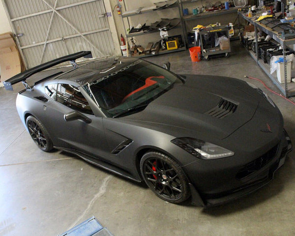 APR Performance Carbon Fiber GTC-500 Adjustable Wing Spoiler 74" - Chevrolet Corvette C7 & Z06 (2014-2019)