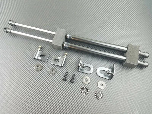 Phase 2 Motortrend (P2M) Black Series Engine Hood Bonnet Dampers Set - Mitsubishi Lancer Evolution EVO X 10