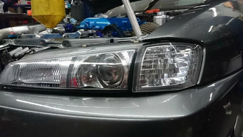 Phase 2 Motortrend (P2M) Clear Front Side Corner Lights - Nissan 240SX S14 Kouki (1997-1998)