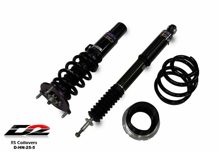 D2 Racing RS Series Coilovers - Honda Civic Hatchback (2017-2021)