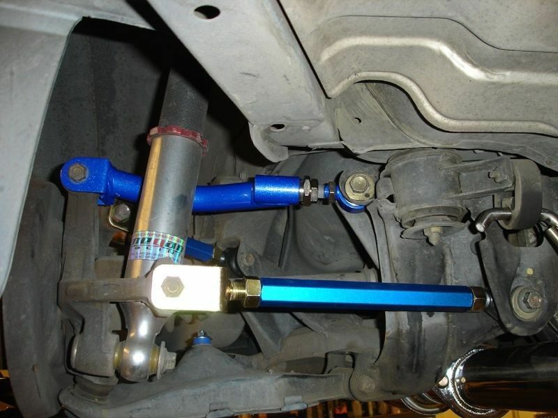 MRS-NS-1822 - Megan Racing Adjustable Rear Lower Toe Control Arms - Nissan Silvia 240sx S14 (1995-1998)