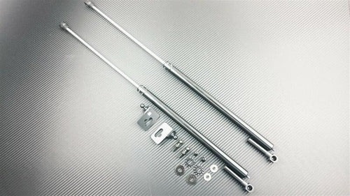 Phase 2 Motortrend (P2M) Black Series Engine Hood Bonnet Dampers Set - Honda S2000 (2000-2009)