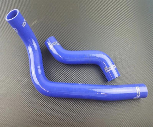 Phase 2 Motortrend (P2M) 3 Ply Silicone Reinforced Blue Radiator Hoses - Mazda RX-7 13B (1993-1995)