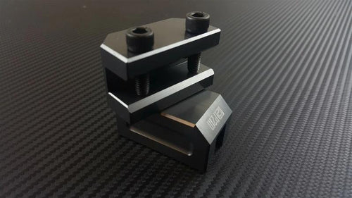 Phase 2 Motortrend (P2M) Gun Metal Aluminum Frame Rail Jack Adapters Set - Universal