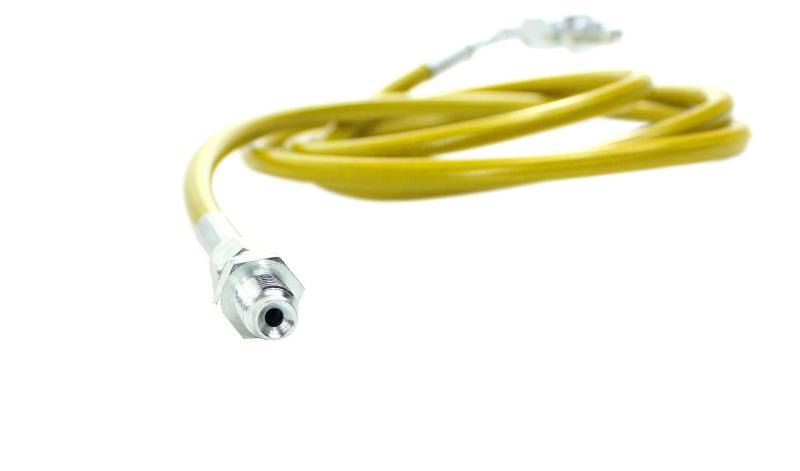 IS-240-411 - ISR Stainless Steel Braided Auto To Manual Clutch Line - Nissan 240SX S13 S14