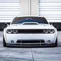 APR Performance Carbon Fiber Front Wind Splitter w/ Support Rods - Dodge Challenger SRT-8 (2008-2010)