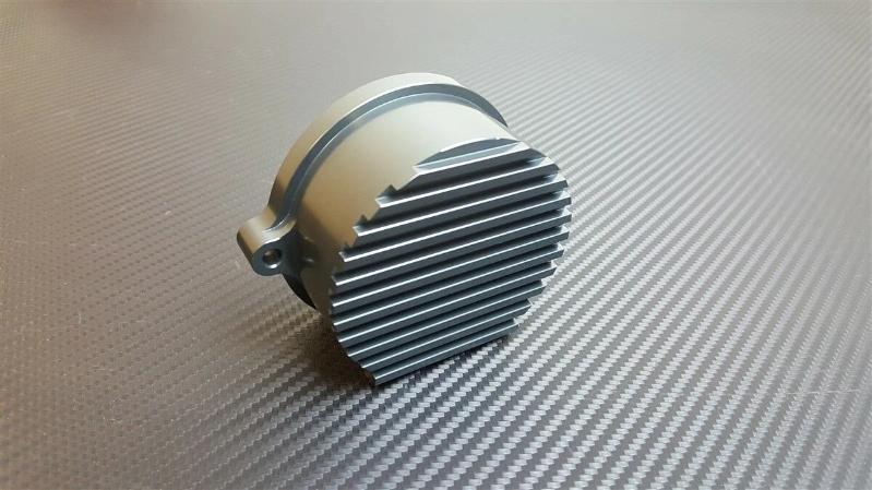 P2M Aluminum V2 CAS Crank Angle Sensor Cover Gun Metal- Nissan 240SX SR20DET - P2-CAS2NS20G-GD