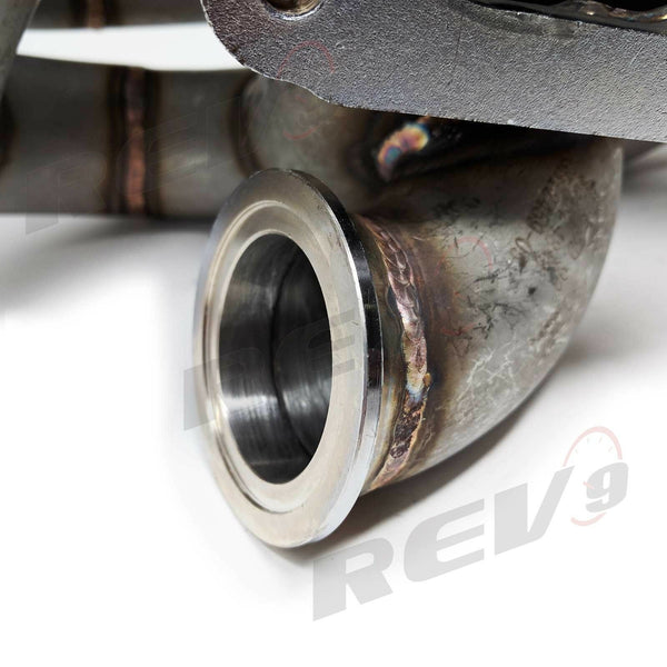 REV9 HP Ram Horn Equal Length T3 Turbo Manifold - Honda Civic CRX / Acura Integra B16 B18 AC/PS