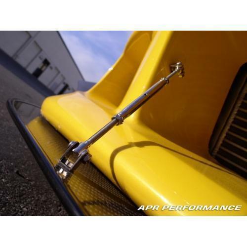 APR Stainless Steel 10mm Universal Wind Splitter Support Rods Pair - 8.25"-10.75"