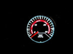 MG-VM - Megan Racing V1 Universal 52mm Black Face LED Vacuum Gauge