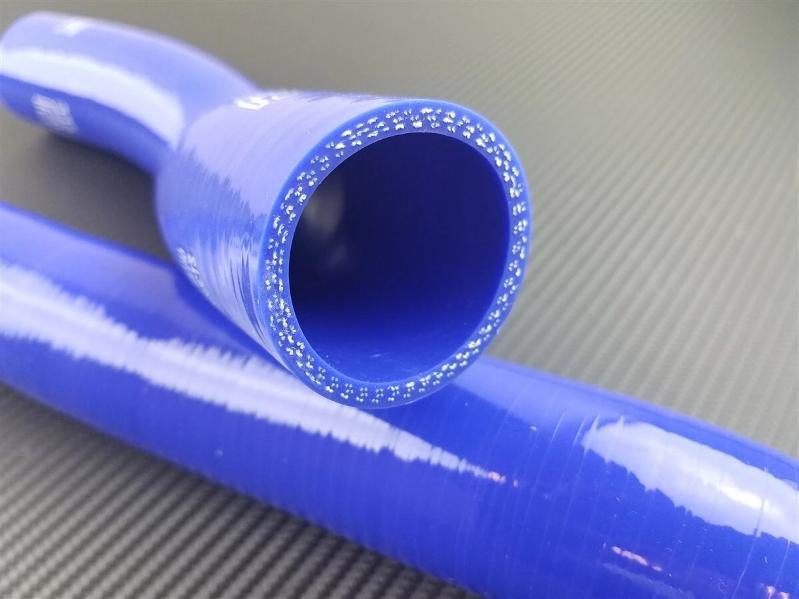 P2M 3 Ply Silicone Reinforced Blue Radiator Hoses - Mazda RX-7 13B (1986-1988) - P2-RHK330335-BL