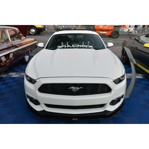 APR Performance Carbon Fiber Front Wind Splitter w/ Rods - Ford Mustang W/O Performance Package (2015+)