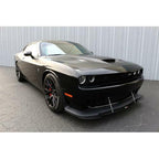 APR Performance Carbon Fiber Front Wind Splitter w/ Rods - Dodge Challenger SRT Hell Cat (2015+)