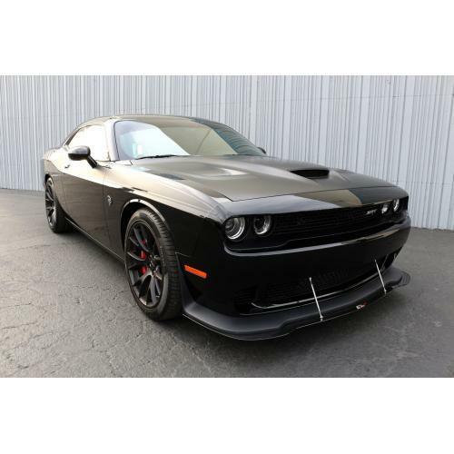 APR Performance Carbon Fiber Front Wind Splitter w/ Rods - Dodge Challenger SRT Hell Cat (2015+)