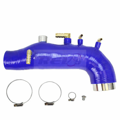 Rev9 Power Silicone Turbo Inlet Intake Hose Tube - Blue - Subaru WRX EJ25 (2008-2014)