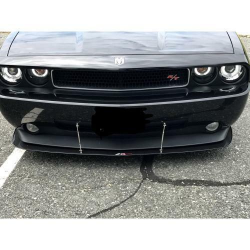 APR Performance Carbon Fiber Front Wind Splitter w/ Support Rods - Dodge Challenger RT & SXT (2008-2010)