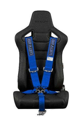 Braum Racing 5 Point 3" Inch SFI Certified 16.1 Racing Harness - Blue