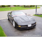 APR Performance Carbon Fiber Front Wind Splitter w/ Rods - Corvette C5 (1997-2004)