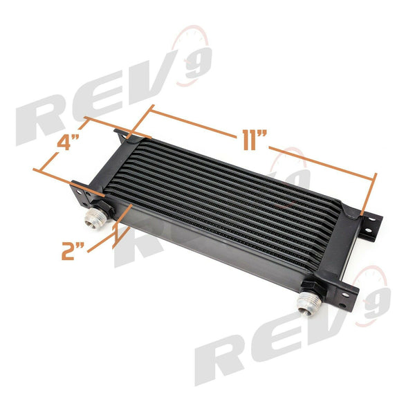 Rev9 Power 19 Row Bolt On Upgrade Oil Cooler Kit - Chevrolet Corvette C5 LS1 LS6 (1997-2004)