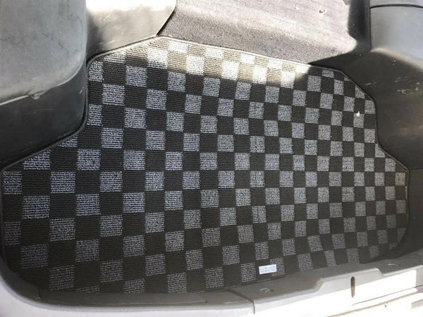 Phase 2 Motortrend (P2M) Checkered Flag Carpet Trunk Mat - Nissan Z32 300zx (1990-1996)
