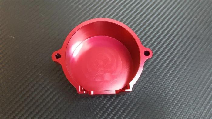 P2M Aluminum V2 CAS Crank Angle Sensor Cover Red - Nissan 240SX SR20DET - P2-CAS2NS20R-GD