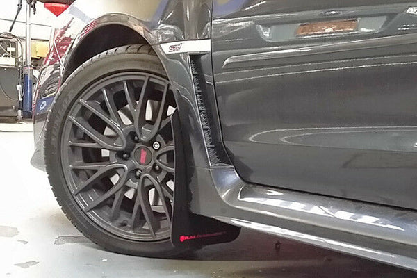 Rally Armor UR Black w/ Red Logo Mud Flaps Set of 4 - Subaru WRX & STI (2015-2021)