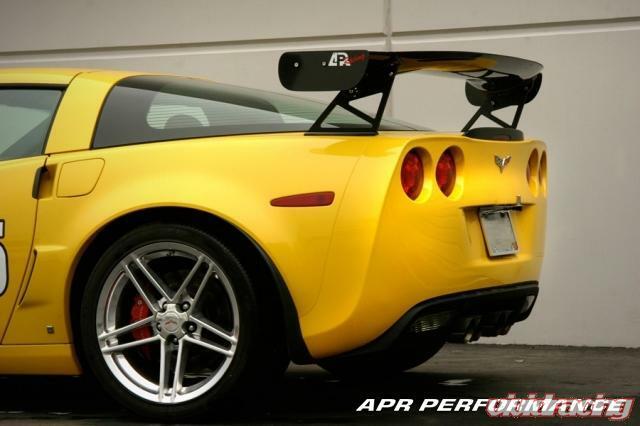 APR Performance Carbon Fiber GTC-500 Adjustable Wing Spoiler 74" - Chevrolet Corvette C6 & Z06 (2005-2013)