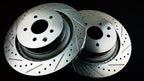 P2M Drilled & Slotted Rear Brake Rotors w/ Akebono - Infiniti V37 G37 (2009+) - P2-Z34TRBKR