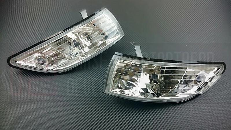 P2M Clear Front Side Corner Lights - Nissan 240SX S13 Silvia Front End - P2-NPS13FCL01-JY
