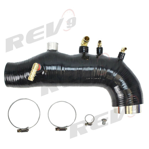 Rev9 Power Silicone Turbo Inlet Intake Hose Tube - Black - Subaru Forester XT (2009-2013)