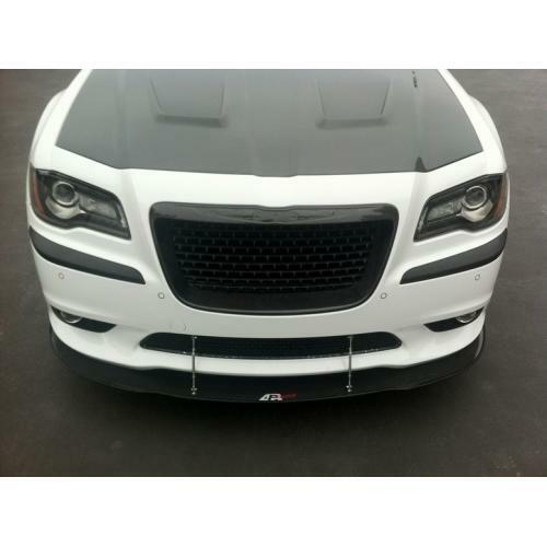 APR Performance Carbon Fiber Wind Splitter w/ Rods - Chrysler 300c SRT8 (2011-2016)