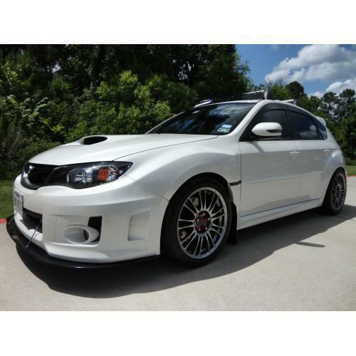 APR Performance Carbon Fiber Front Wind Splitter w/ Support Rods - Subaru WRX & STi (2011-2014)