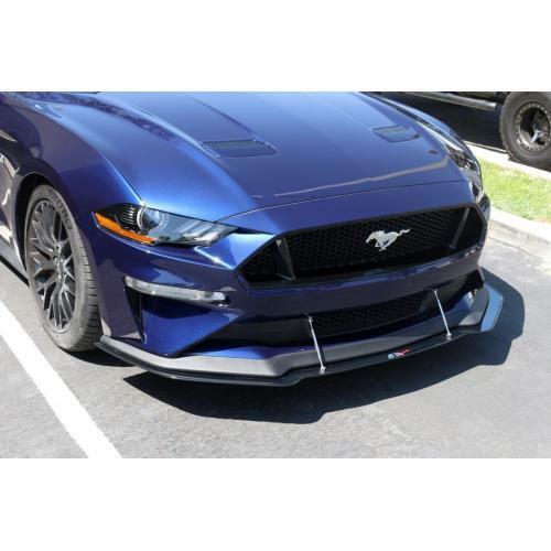 APR Performance Carbon Front Wind Splitter w/ Rods - Ford Mustang w/ Performance Package (2018-2019)