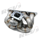 REV9 HP Ram Horn Equal Length T3 Turbo Manifold - Honda Civic CRX / Acura Integra B16 B18 AC/PS