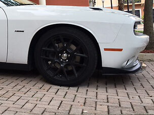 APR Performance Carbon Fiber Front Wind Splitter w/ Rods - Dodge Challenger SXT / RT (2015+)