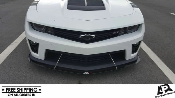 APR Performance Carbon Fiber Front Wind Splitter w/ Rods - Chevrolet Camaro ZL1 (2012-2015)