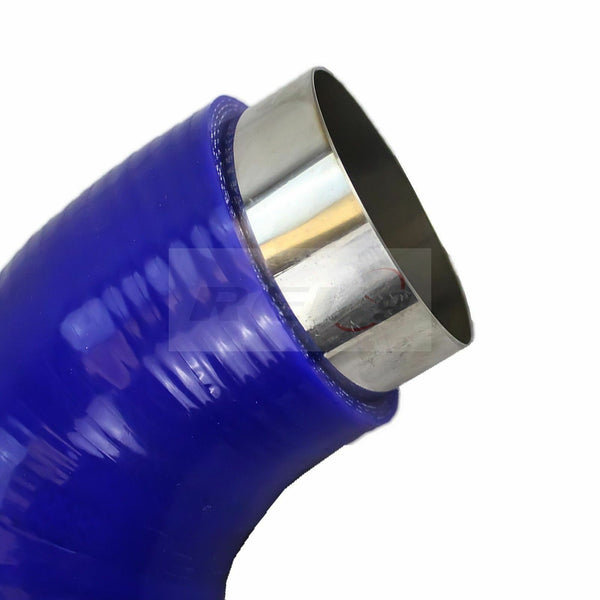 Rev9 Power Silicone Turbo Inlet Intake Hose Tube - Blue - Subaru WRX EJ25 (2008-2014)