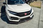 APR Performance Carbon Fiber Front Bumper Wind Splitter w/ Support Rods - Honda Civic RK8 Type R (2017+)