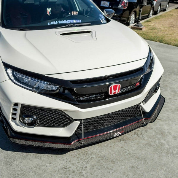 CW-917022 - APR Performance Carbon Fiber Front Bumper Wind Splitter w ...