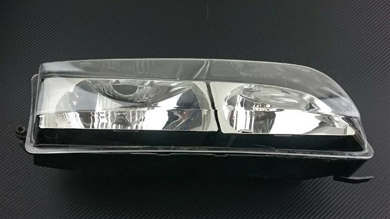 P2M Clear Front Headlight Covers - Nissan 240SX S14 Zenki (1995-1996) - P2-HLCNS14-WT