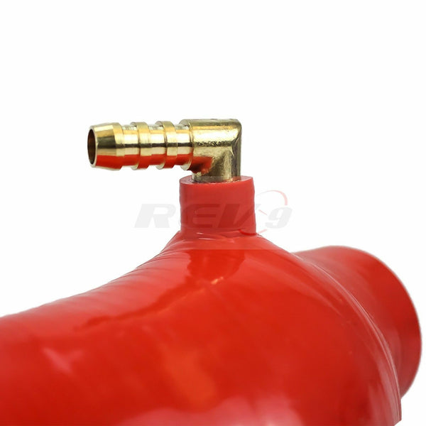 Rev9 Power Silicone Turbo Inlet Intake Hose Tube - Red - Subaru WRX EJ25 (2008-2014)