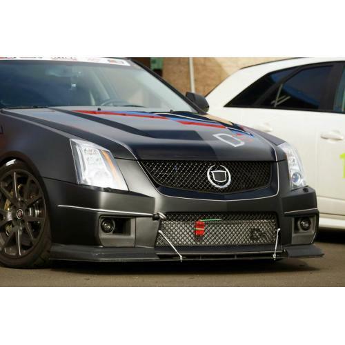 APR Performance Carbon Fiber Front Wind Splitter w/ Rods - Cadillac CTS-V (2008-2015)