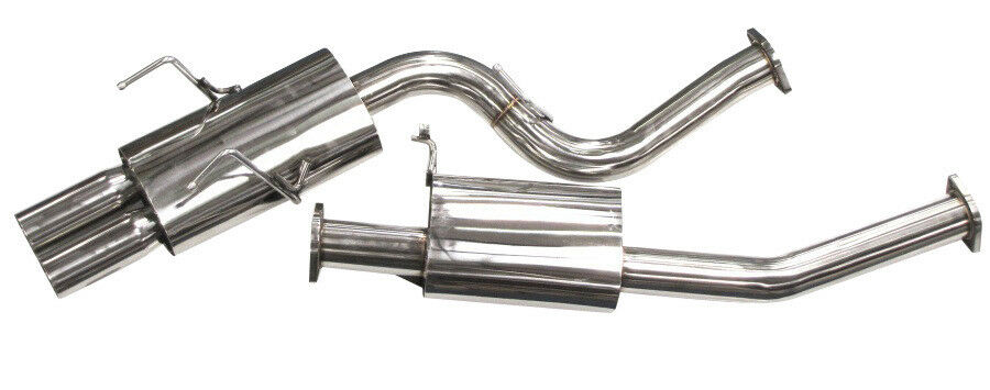 IS-MBSE-S14-TE - ISR 3" MB SE Type E Dual Tip Exhaust System - Nissan 240sx S14 (1995-1998)