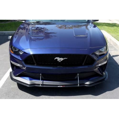 APR Performance Carbon Front Wind Splitter w/ Rods - Ford Mustang w/ Performance Package (2018-2019)