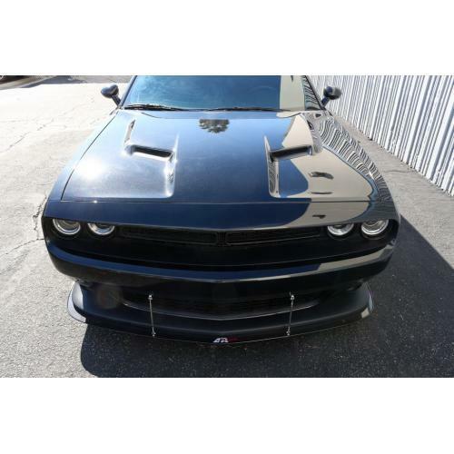APR Performance Carbon Fiber Front Wind Splitter w/ Rods - Dodge Challenger SXT / RT (2015+)