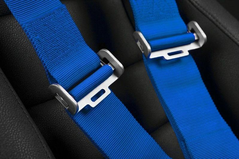 Braum Racing 5 Point 3" Inch SFI Certified 16.1 Racing Harness - Blue