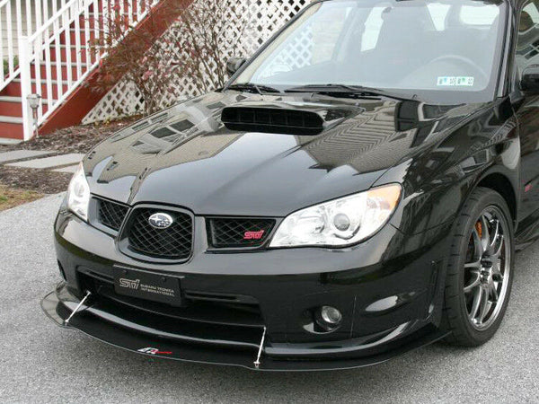 APR Performance Carbon Fiber Wind Splitter w/ Support Rods - Subaru WRX & STi (2006-2007)